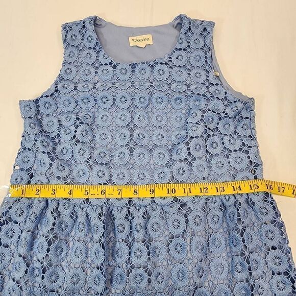 52seven Sleeveless Lace Babydoll Dress Size 4 - Picture 6 of 9